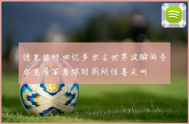 德里赫特回忆多尔古世界波瞬间齐尔克泽家看球时厕所惊喜尖叫